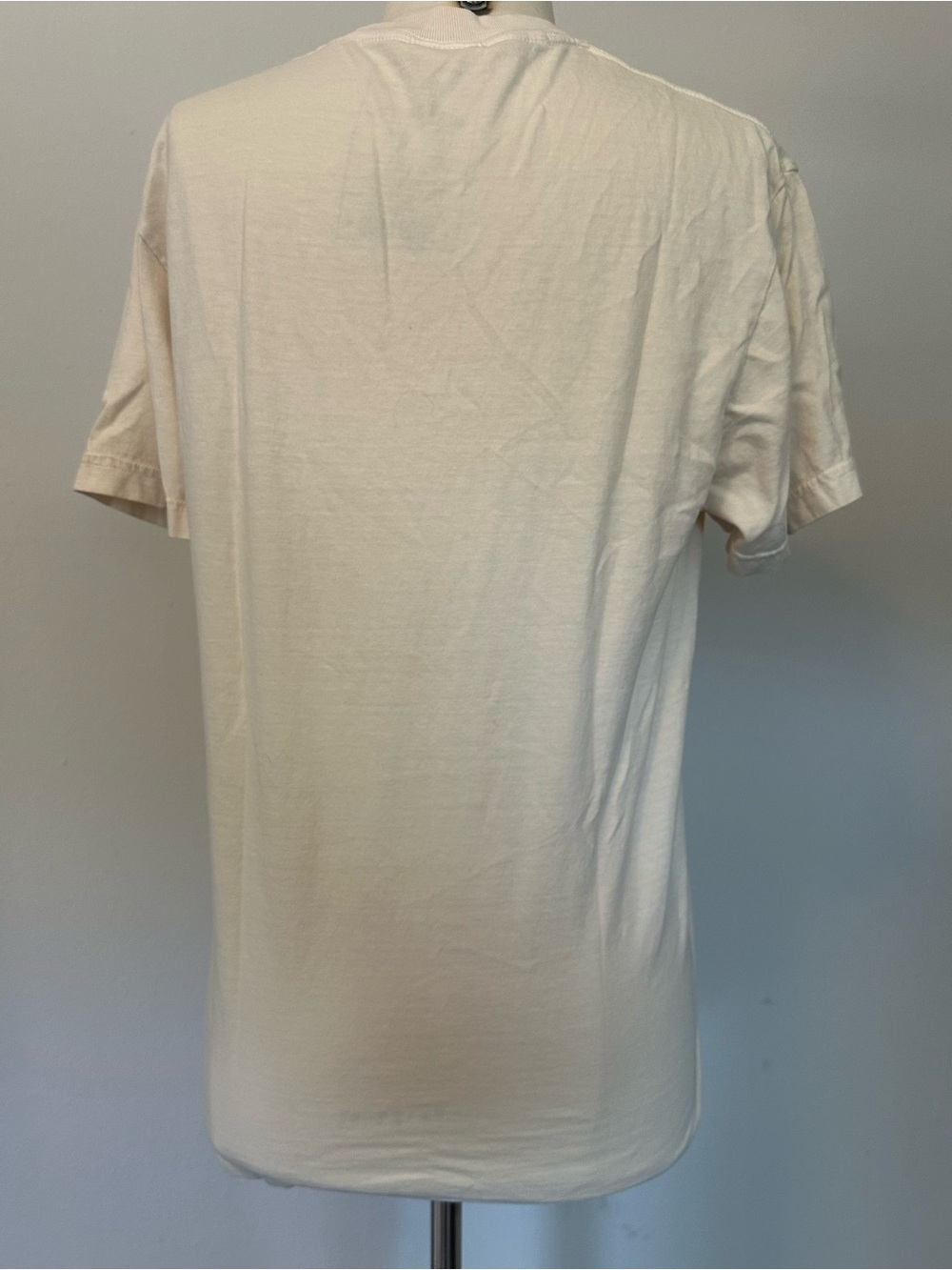 Graphic Tee - Cream with Black & Red - Picture 4 of 4